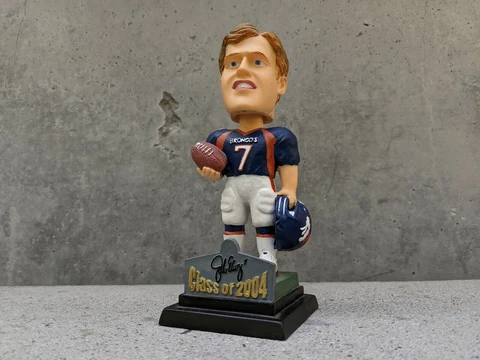 John Elway Denver Broncos Bobblehead Class Of 2004 Hall Of Fame Limited Edition Cover