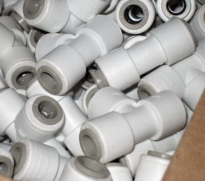 10x Parker TrueSeal PP6TU6 Thermoplastic 3/8' Tee Fluid System Fittings 150psi - Image 1 of 4