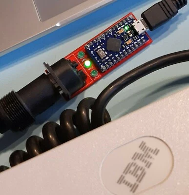 IBM XT/AT Vintage Keyboard Adapter - USB (Soarer's Converter)-IBM Model F/M/PS2 - Immagine 1 di 4