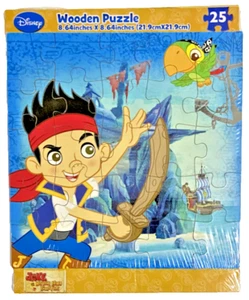 Rompecabezas de madera de 25 piezas Disney JAKE Y LOS PIRATAS DE NUNCA JAMÁS - Imagen 1 de 1