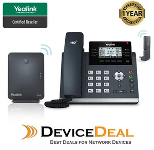 Yealink W41P Wireless DECT Deskphone including W60B, SIP-T41S and DD10K Dongle - Picture 1 of 1