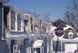 Saratoga Bottling Works Factory Icicles SARATOGA NY New York Orig Photo Slide - Picture 1 of 1