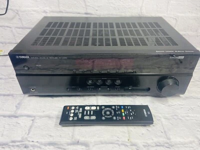 Yamaha RX-V379 5.1 Channel 4K Ultra HD Home Theater Receiver Remote Bundle - Image 1 of 4