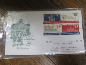 10c 1st Continental Congress, Artmaster FIRST DAY COVER ISSUE STAMP ENV NICE - Picture 1 of 13