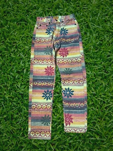 Pantalones de pana Pepe Jeans London - Estampado floral psicodélico - Hecho en Hong Kong - Imagen 1 de 14