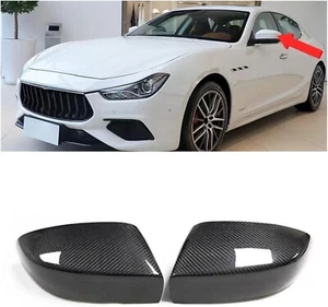 Cubierta de espejo retrovisor lateral de fibra de carbono para Maserati Ghibli Quattroporte kreisler - Imagen 1 de 8