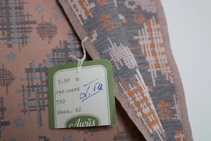 Stoff Retro Vintage 60er-Jahre Restcoupon 2,45 m, Ladenauflösung - Bild 1 von 4