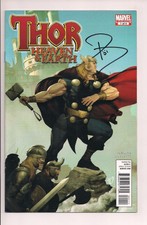 Thor Heaven and Earth #1 Signed by Paul Jenkins W/COA