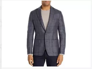 Blazer Dylan grigio a quadri vestibilità classica - 100% escluso Taglia 38 R Prezzo al pubblico consigliato 498$ - Foto 1 di 1
