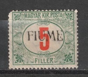 Fiume Lot 29 - Postage due: (#J6c F/VF Mint H) Scott 2023 Catalog Value $40.00 - Picture 1 of 1