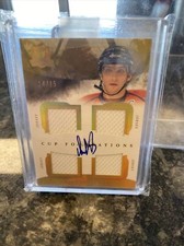2011-12 Upper Deck The Cup Foundations Quad /15 Alex Ovechkin CF-AO AUTO RARE