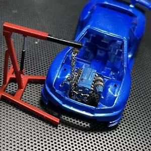 1:64 Diorama Engine Hanger Models Car Repair Workshop Scene Display Props Models - Picture 1 of 16