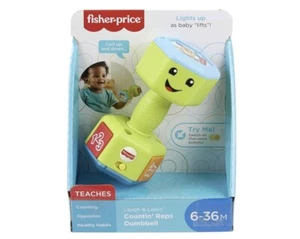 Mancuerna Fisher Price Laugh and Learn Countin' Reps (TOTALMENTE NUEVA) - Imagen 1 de 7