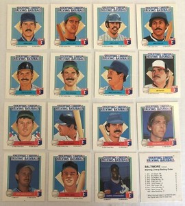 1988 Parker Brothers Starting Lineup Talking Baseball Card You Pick