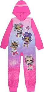L.O.L. Surprise! Girls L.o.l Surprise! Dance Party Hooded Union Suit 4, 6, 8, 10 - Picture 1 of 5