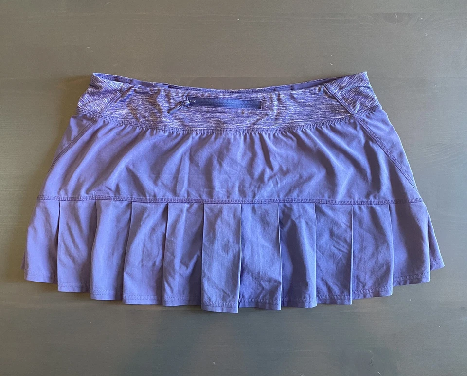 Lululemon Run Speed Skirt Royalty Purple  Size 10 - Imagem 1 de 4