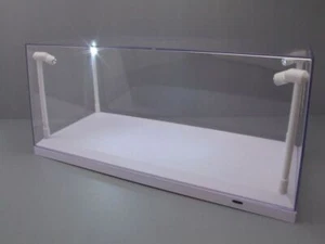 Klarsichtbox Vitrine mit LED-Beleuchtung weiß für 1:18 Modellautos 4 LED-Lampen - Bild 1 von 10