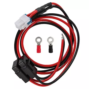 12~14V Car Wave Radio Power Supply Cable 1M 30A for ICOM IC-7000 IC-7600 B - Picture 1 of 17
