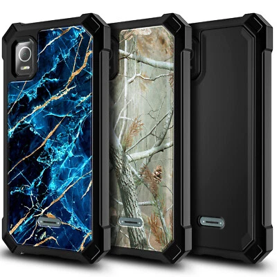 NAGEBEE For AT&T Calypso 3 Case Full Body Phone Cover with Built-In Screen Protector