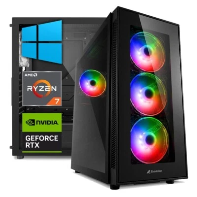 PC GAMING AMD RYZEN 7 5700X - Ram 64 GB - SSD M.2 2 TB - nVidia RTX 4060Ti 16 GB - Immagine 1 di 4