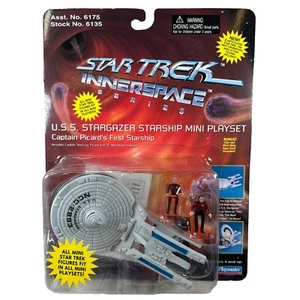 Star Trek U.S.S Stargazer Starship Mini Playset Innerspace Series VNTG 1995 NEW - Picture 1 of 14