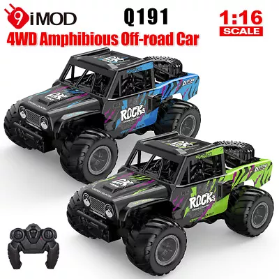 RC Amphibious Car ​Q1912.4G Waterproof 360° Rotation Off-Road Crawler Truck Toy - Image 1 of 4