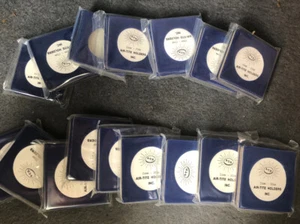 48 Airtite Coin Capsule Card Holder BLUE T: 20-25 mm (21 ) H:26-32mm (27) - Picture 1 of 2