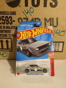 HOT WHEELS THEN AND NOW LIBERTY WALK NISSAN SKYLINE 2000GT-R LBWK New/Card B210 - Picture 1 of 5