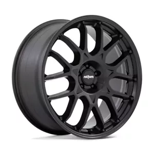 22x12 +35 Rotiform ZWS R195 5x112 Matte Black Wheels (Set of 4) - Picture 1 of 3