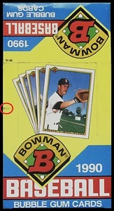 1990 Bowman Baseball - Empty Display Box - Will Clark S.F. Giants on Box - Picture 1 of 1