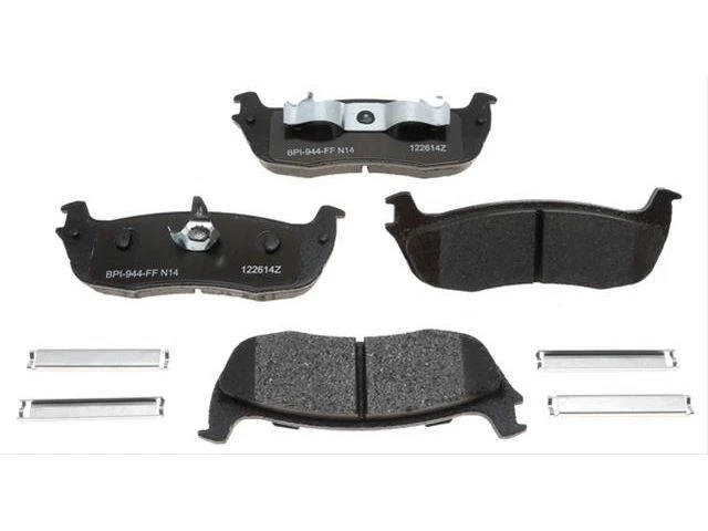Conjunto de pastilhas de freio traseiras para 1996-2003 Ford F150 1999 2002 2001 2000 1997 1998 JP128QY - Imagem 1 de 1