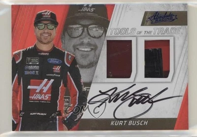 2017 Panini Absolute Spectrum Blue /41 Kurt Busch #TTDS-KU Auto - Image 1 of 2