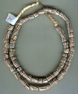 African Trade beads vintage antique old Krobo sandcast, powder Glass Beads Ghana - Picture 1 of 2