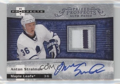 2007 Fleer Hot Prospects Prospect /399 Anton Stralman RPA Rookie Patch Auto RC - Image 1 of 2