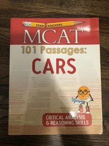 Examkrackers MCAT 101 Critical Analysis & Reasoning Skills (EK CARS) New Edition - Picture 1 of 6