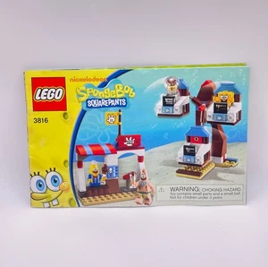 Lego SpongeBob SquarePants Glove World Instructions 3816 - Picture 1 of 1