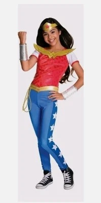 Rubies DC Superhero Girls Wonder Woman Girls Costume Large                 B0264 - Image 1 of 4