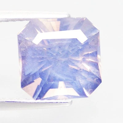 4.13 Ct Mind-Blowing Square (9 x 9 mm)100%Natural Lavender Amethyst From Bolivia - Image 1 of 4