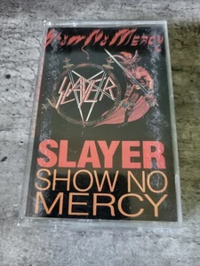 Slayer- Show No Mercy Cassette Tape 1983 Metal Blade Records Tested - Picture 1 of 5