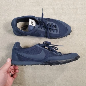 Nike Waffle Racer '17 PRM Shoes Mens 9.5 Obsidian Navy Blue Sneakers 876257 400 - Picture 1 of 9