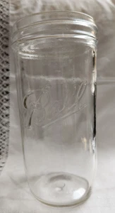 Vintage Ball Weite Öffnung Kühlschrank-Gefrierschrank Glas 20 Unzen Hergestellt in den USA - Bild 1 von 5