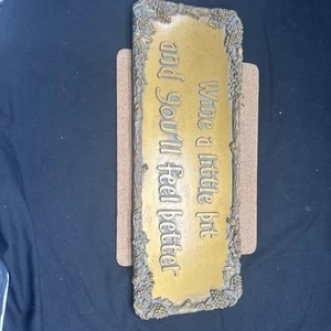 Arte de pared vintage Feel. 17x6, 3 lb, pesado - Imagen 1 de 7