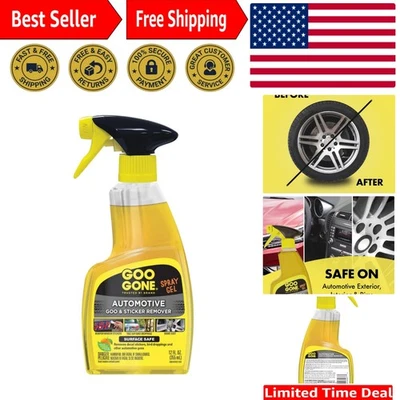 12 Fl. Oz. No-Drip Automotive Spray for Bug and Sticker Removal - Safe on Glass - Image 1 of 4