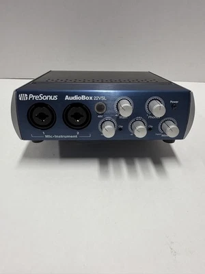 PreSonus AudioBox 22VSL w/ XLR ended 20ft cable & Audio spectrum AS-400 mic - Image 1 of 4