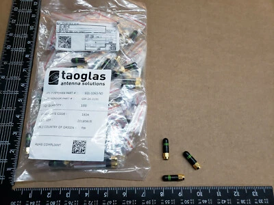 (2 pcs) GW.26.0151 Taoglas, 2.4GHz Bluetooth, WLAN Whip, Straight RF Antenna - Image 1 of 2