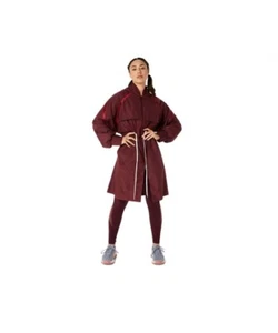 ASICS WOMEN'S NAGINO WOVEN LONG JACKET SIZE SMALL NWT $170 MSRP - Picture 1 of 17