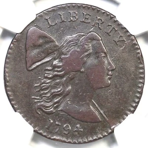 1794 S-23 R-4 NGC XF Details Liberty Cap Large Cent Coin 1c - Picture 1 of 5