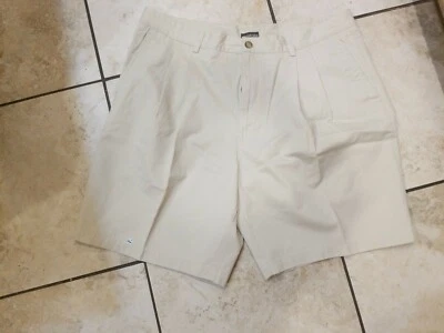 St.Johns Bay Classic Ivory Sand Shorts Men's Double Pleats for comfort Size W42 - Image 1 of 4