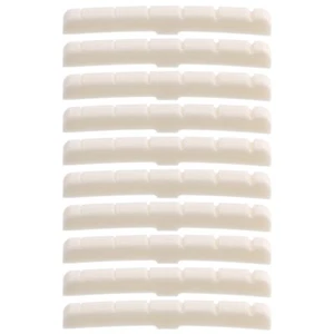 10 piezas Guitarra Tuerca de hueso Pre-ranurada Parte inferior curva para Fender Strat&Tele 43 mm - Imagen 1 de 7