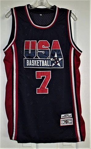 Larry Bird TEAM USA 1992 DREAM TEAM Jersey Tank Style Size L Cover